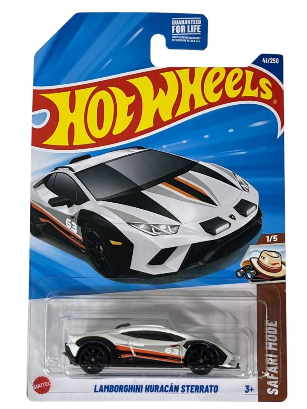 Hot Wheels Lamborghini Huracan Sterrato White Safari Mode Diecast Car
